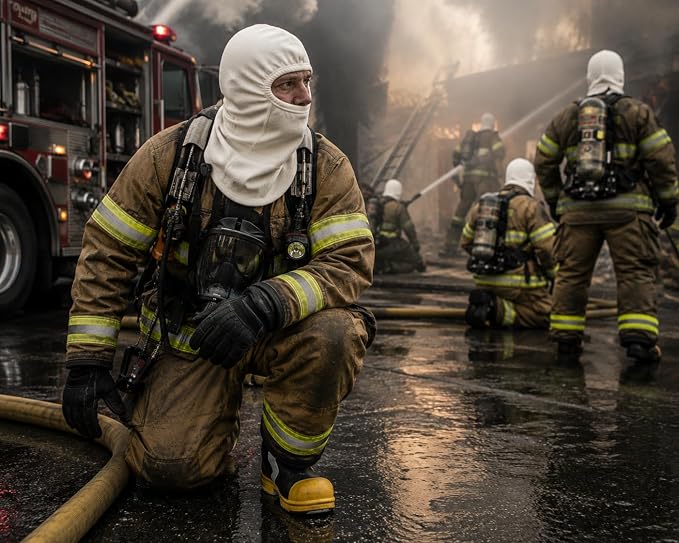 Firefighter-Style Protective Hood Balaclava