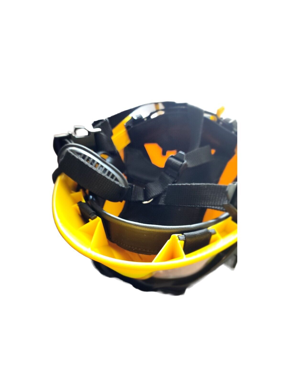 Yellow Fire Rescue Helmet with Goggles