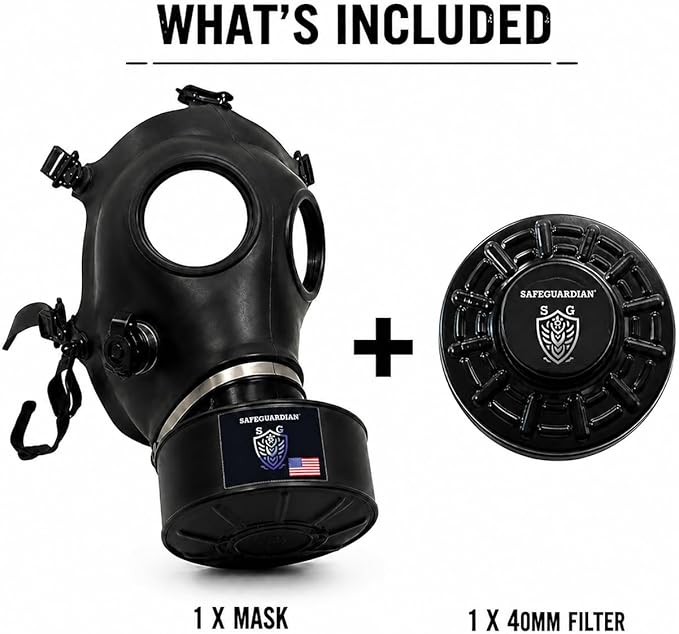 Israeli GAS MASK with Premium 40mm FILTER