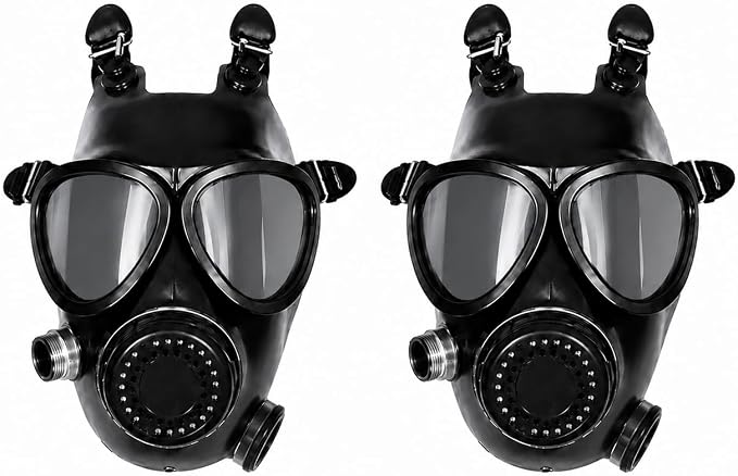 Full Face Respirator Mask 2 Masks 40mm Compatible