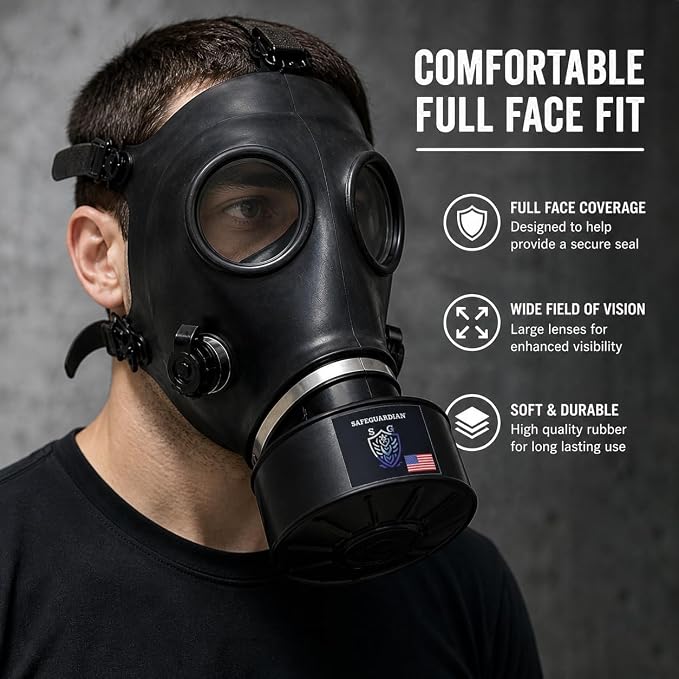 Full Face Mask with Included 40mm Premium Filter
