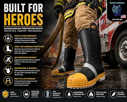 Firefighter Turnout Boots