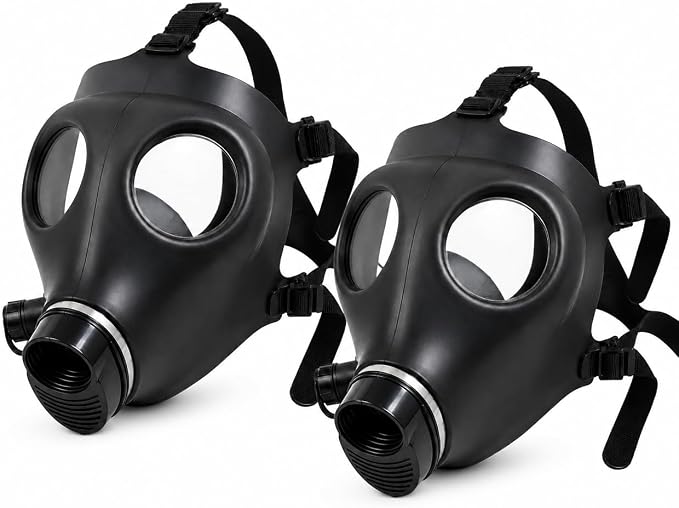 Full Face Mask 2 Pack with 40mm Threaded Connection