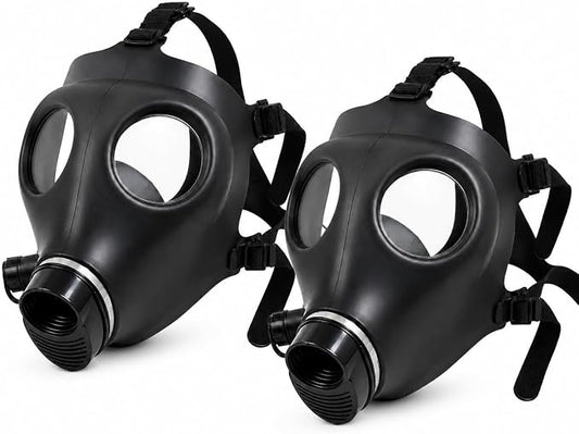 Full Face Mask 2 Pack with 40mm Threaded Connection