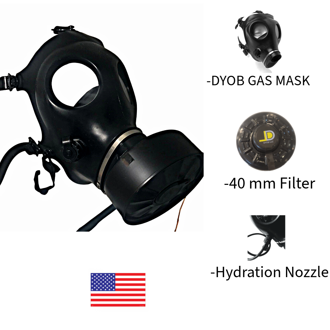 DYOB Israeli GAS MASK with Premium 40mm FILTER