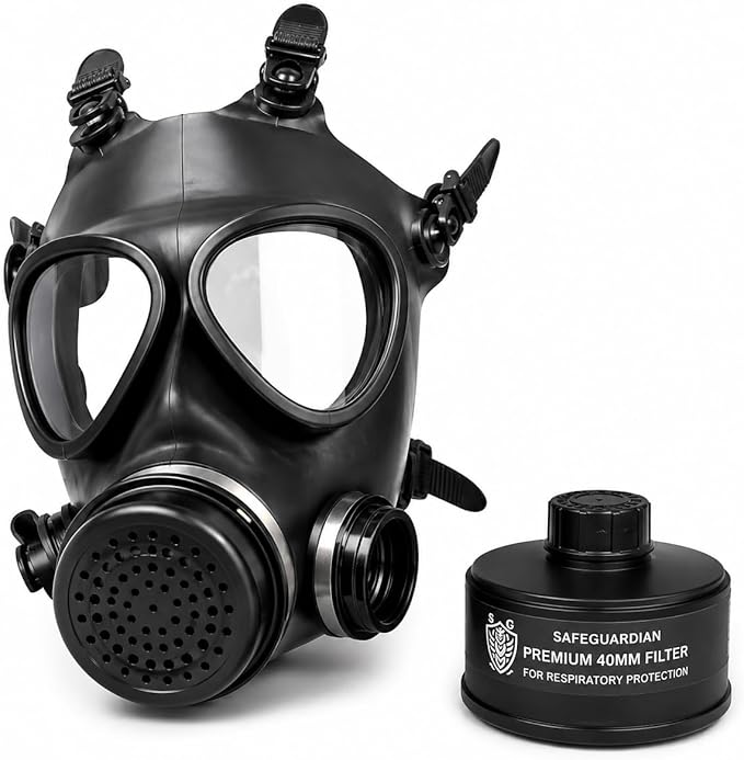 Gas Mask CBRN Full Face Respirator with 40mm filter