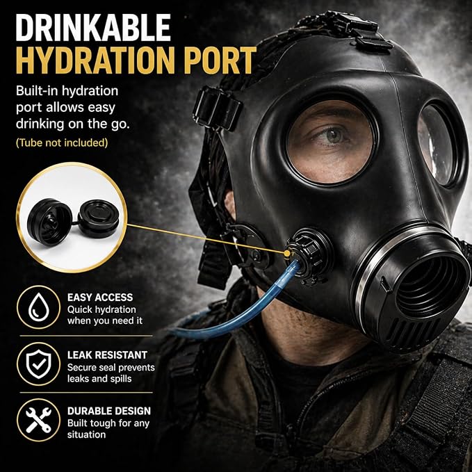 Full Face Mask 4 Pack with 40mm Threaded Connection