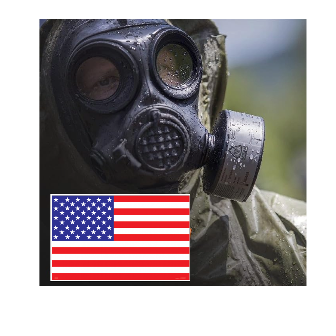 DYOB Gas Mask FM-12 CBRN with 2 NBC Filters