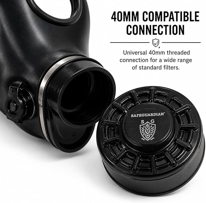 Full Face Mask with 40mm Threaded Connection